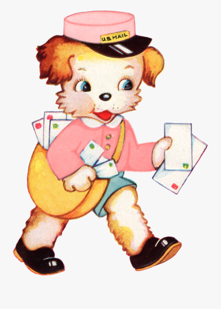 Free Vintage Mail Clipart, Transparent Clipart