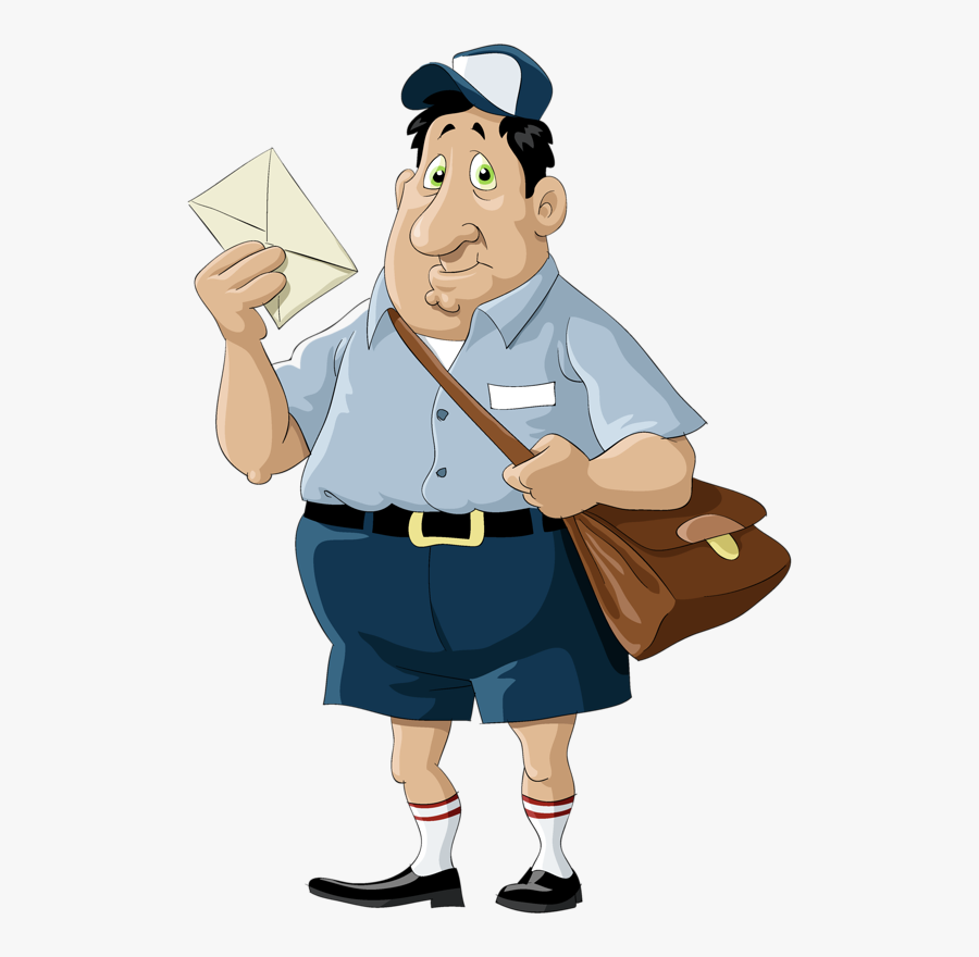 Фотки Clip Art Pictures, Art Images, Community Helpers, - Mailman Cartoon, Transparent Clipart