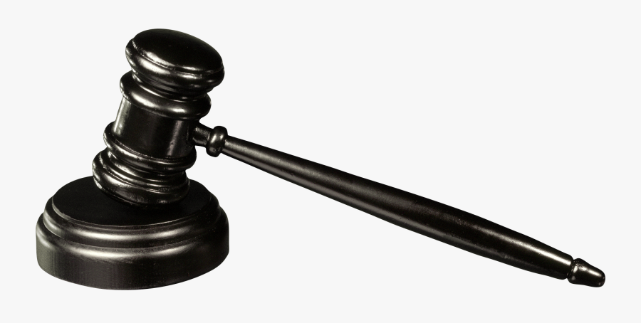 Gavel - Judge Hammer, Transparent Clipart