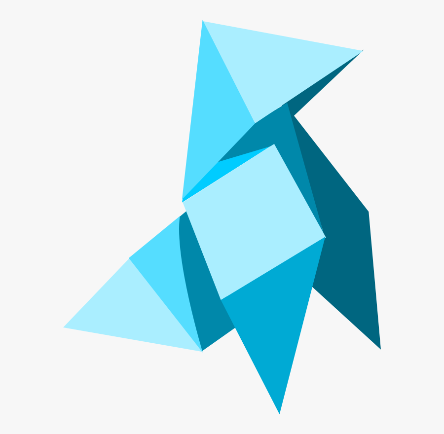 Birdie Clipart Free For Download - Origami Transparent Background, Transparent Clipart