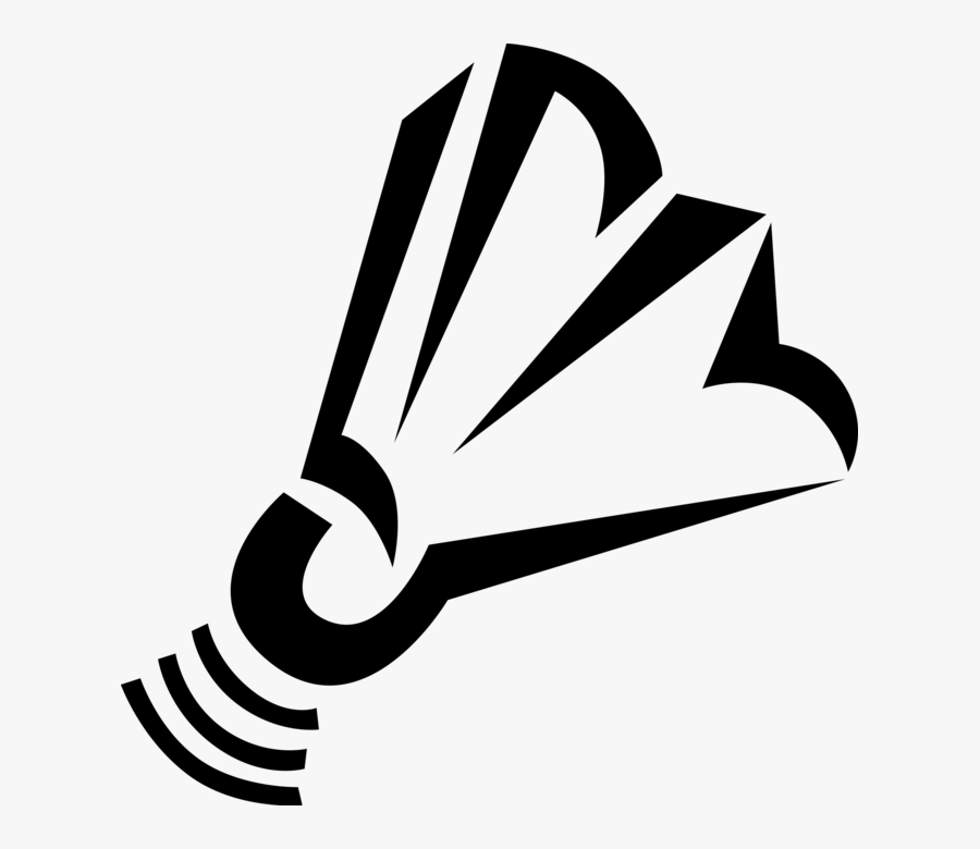 Vector Illustration Of Sport Of Badminton Shuttlecock - Shuttlecock Png, Transparent Clipart