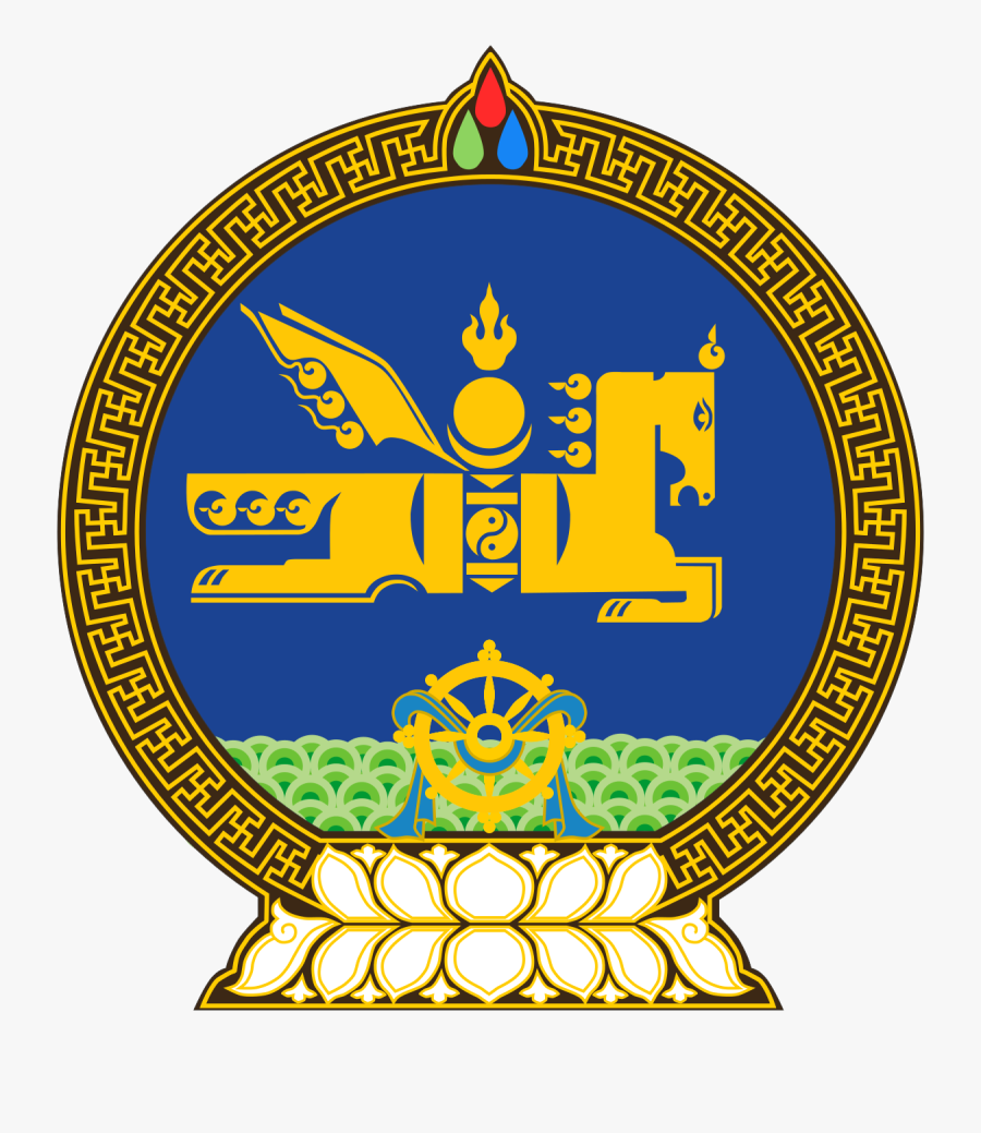 Politics Of Mongolia Wikipedia - Bandera Y Escudo De Mongolia, Transparent Clipart