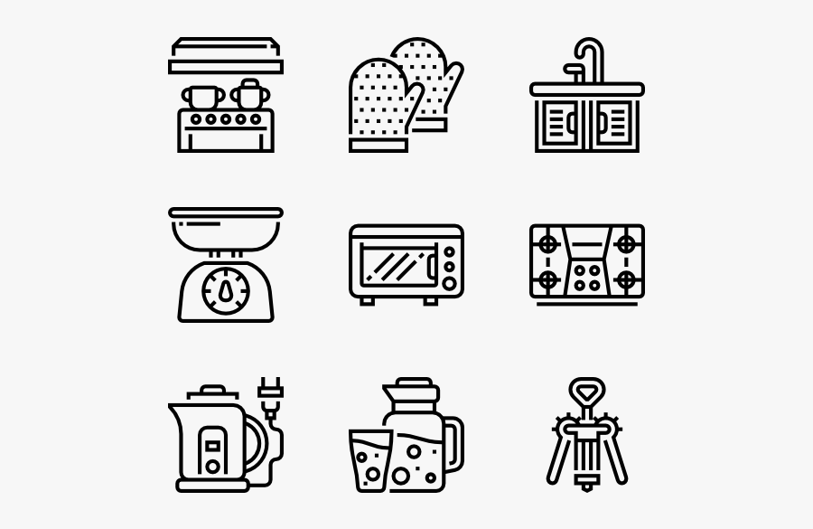 Kitchen Tools - Icon Hobbies Png, Transparent Clipart