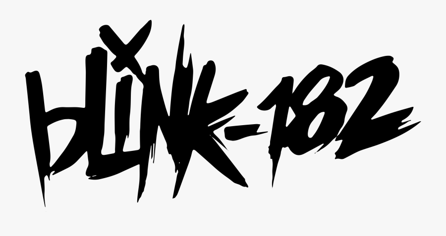 Clip Art Blink 182 Font - Blink 182 Name Logo, Transparent Clipart