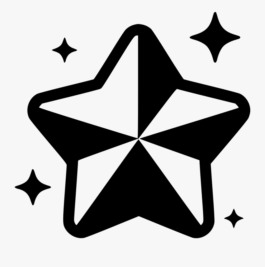 Svg Star Fancy - Blink Star Icon, Transparent Clipart