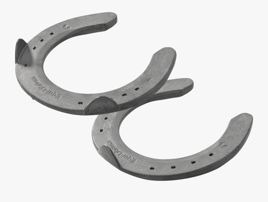 Horse Shoes With Side Clips , Transparent Cartoons - Horseshoe, Transparent Clipart
