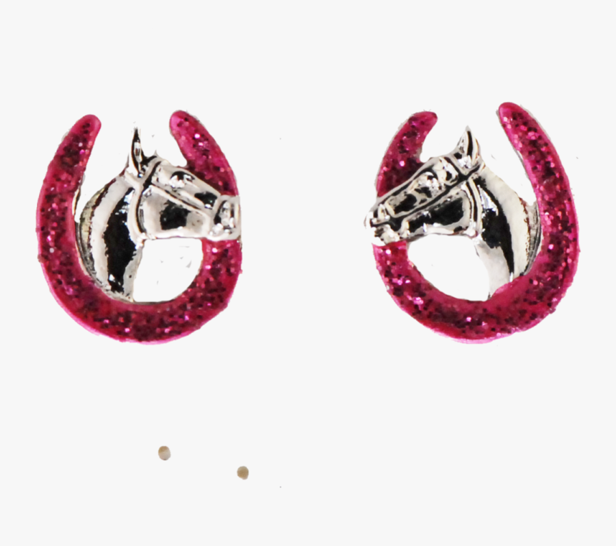 Transparent Double Horseshoe Clipart - Earrings, Transparent Clipart