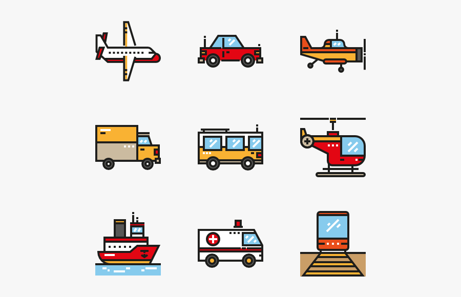 Collection Of Transparent - Transportation Cartoon Png, Transparent Clipart