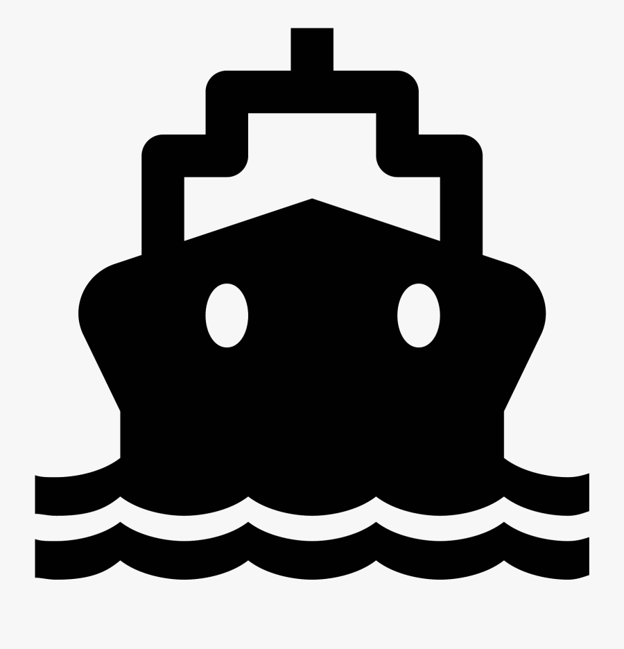 Water Transportation Icon, Transparent Clipart