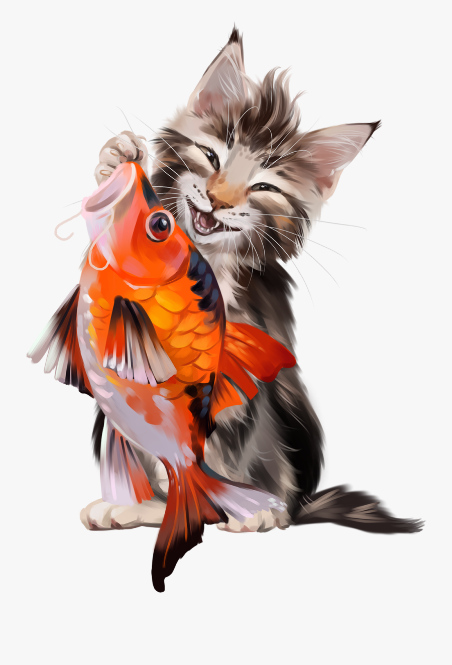 Fish, Transparent Clipart