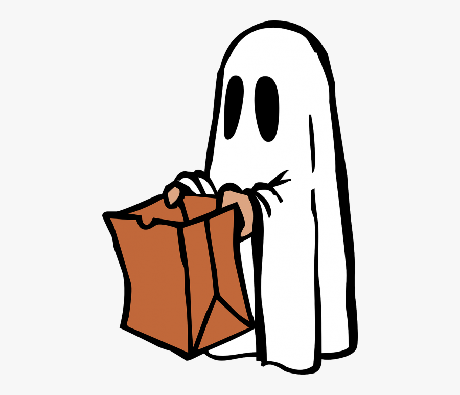 Ghost Trick Or Treat, Transparent Clipart