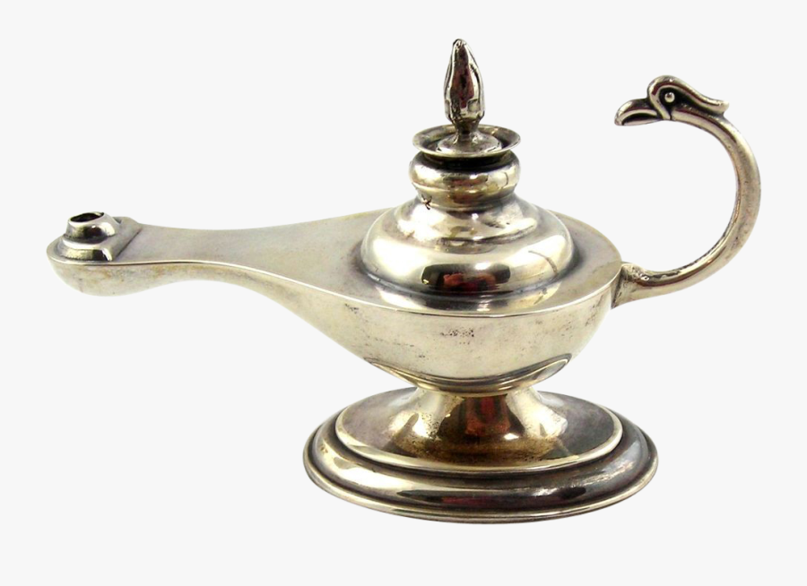 Transparent Genie Lamp Clipart - Old Fashioned Oil Lamp Aladdin, Transparent Clipart