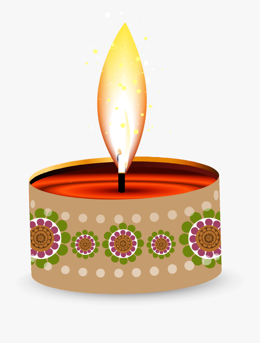 Transparent Oil Lamp Png - Diwali, Transparent Clipart