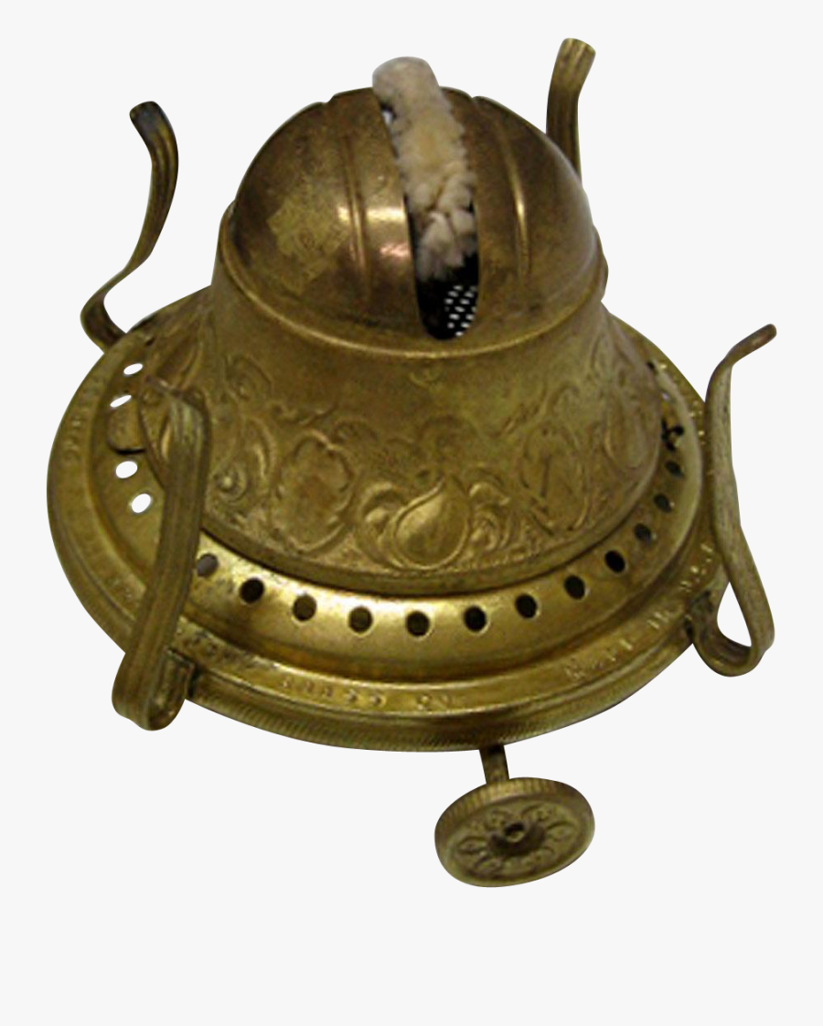 2 Oil Lamp Burner - Bridgeport Brass Company Marks, Transparent Clipart