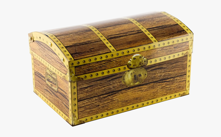 Closed Treasure Chest Transparent - Transparent Treasure Box Closed, Transparent Clipart