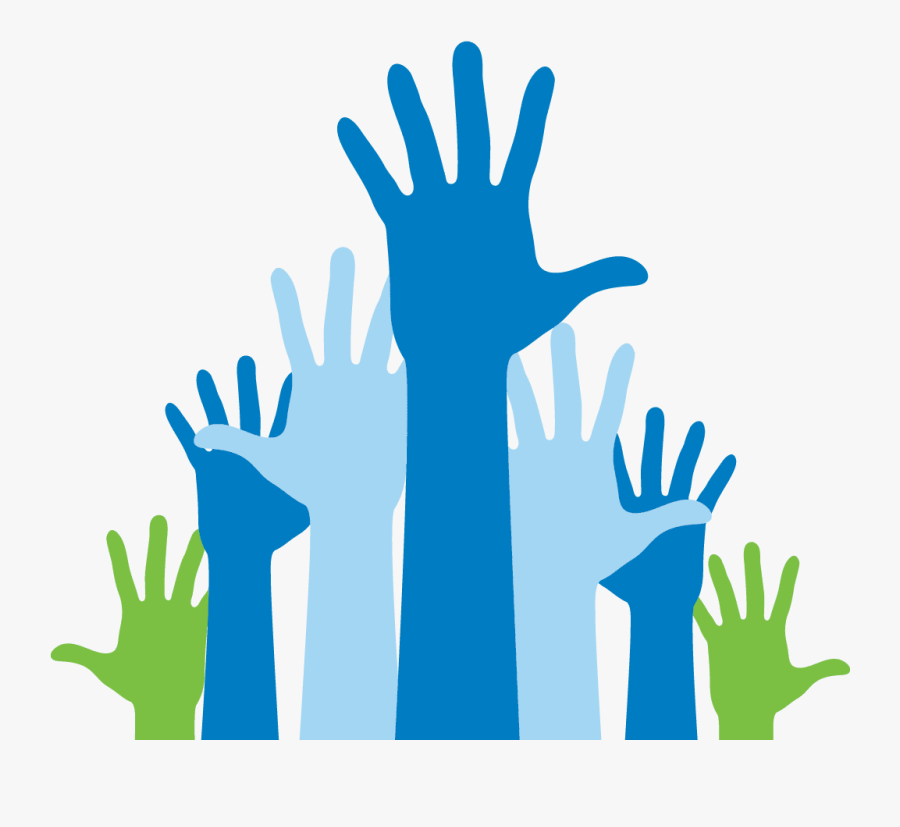 Volunteer For Laundrycares - Hands Up Cartoon Png, Transparent Clipart