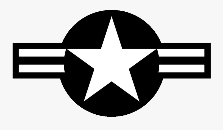 Roundel Of The Usa Military Symbol Decal Sticker - American Air Force Logo, Transparent Clipart