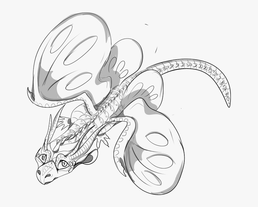 Thumb Down Lineart - Line Art, Transparent Clipart