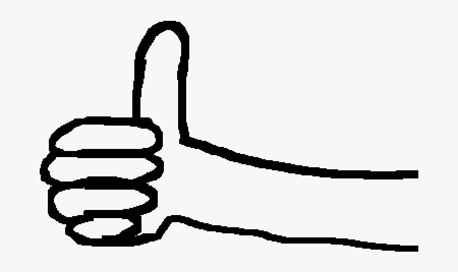 Transparent White Thumbs Up Png, Transparent Clipart