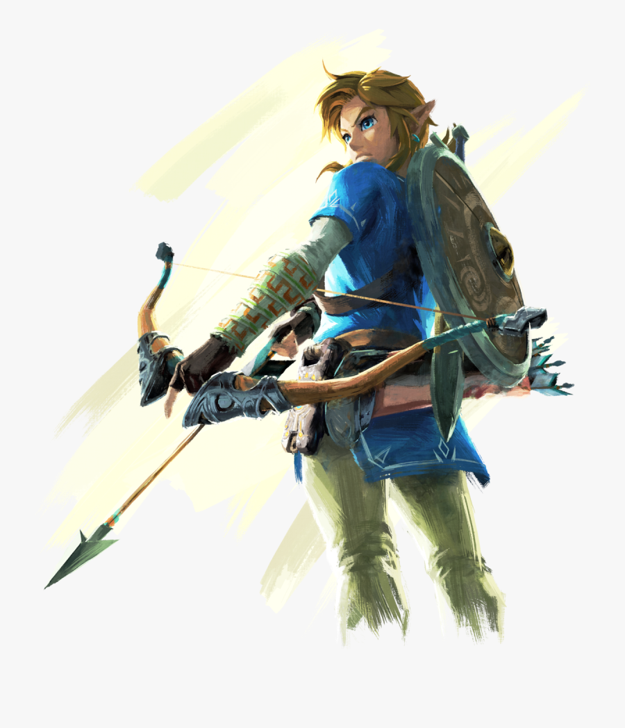 Transparent Link Bow Arrow - Link Zelda Breath Of The Wild, Transparent Clipart