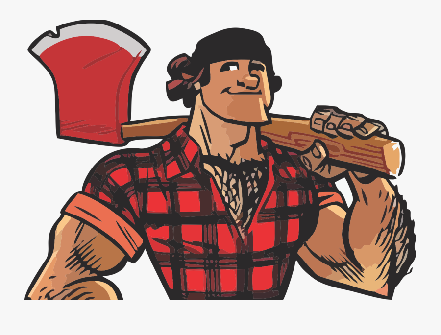 Lumberjack Clipart Transparent - Paul Bunyan Cartoon Darts, Transparent Clipart