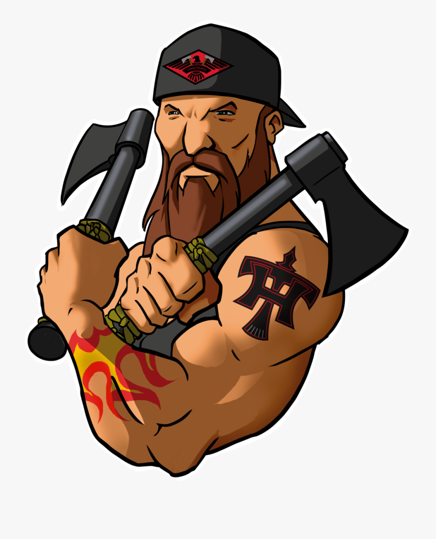 Book An Indoor Axe-throwing Adventure - Cartoon, Transparent Clipart