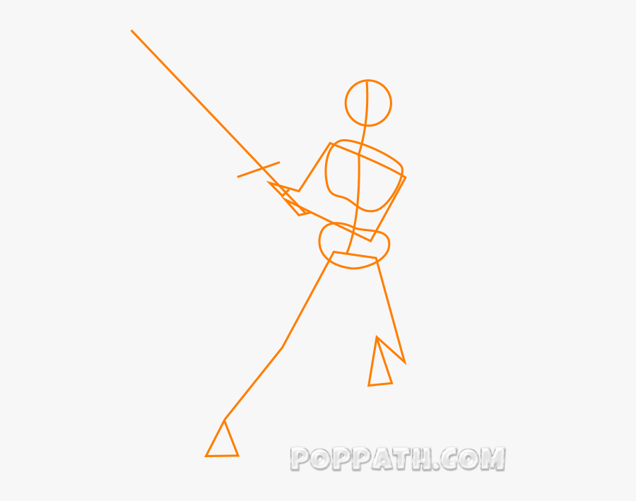 Drawing Legs Right Leg - Cast A Fishing Line, Transparent Clipart