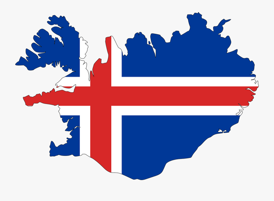 Frames Illustrations Hd Images - Iceland Flag Map, Transparent Clipart