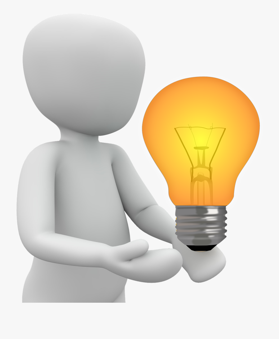 Idea Light Bulb Lit Bright Png Image - Light Bulb Idea Png Free, Transparent Clipart