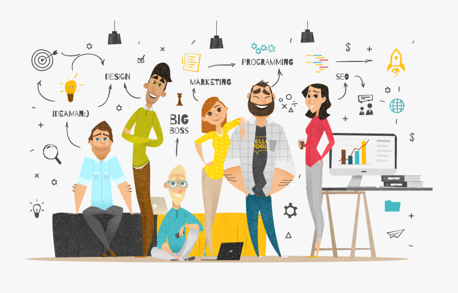 Of Ideas - Teamwork On Shutterstock, Transparent Clipart