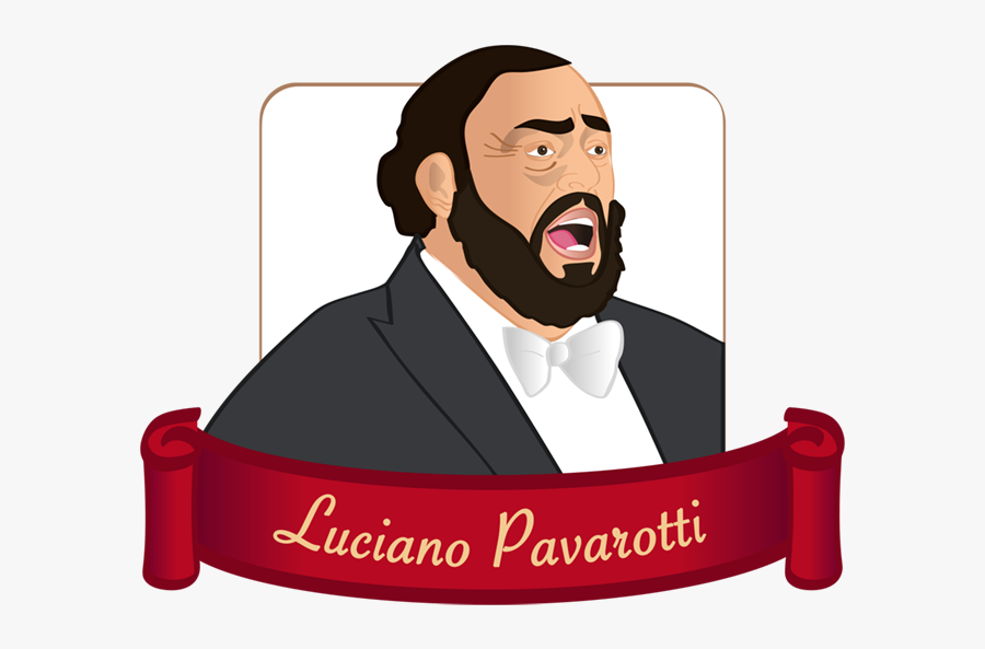 1721-luciano Pavarotti - Pirandello Clipart, Transparent Clipart