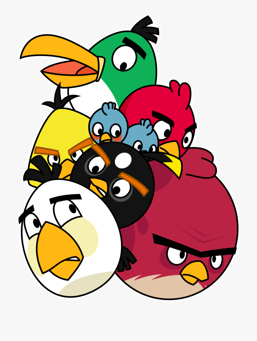 Angry Birds Characters Png, Transparent Clipart