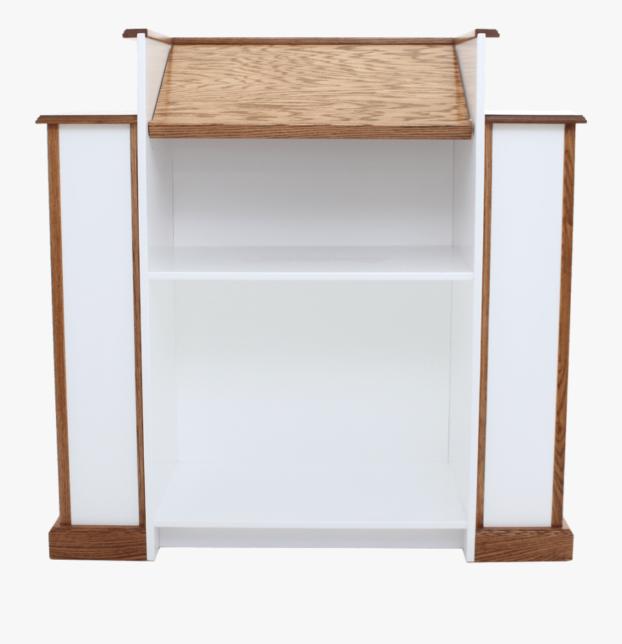 Colonial Style Wooden Pulpit - Shelf, Transparent Clipart