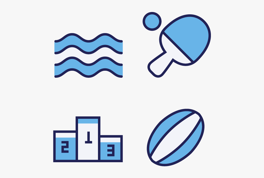 Olympic Games Table Tennis, Transparent Clipart