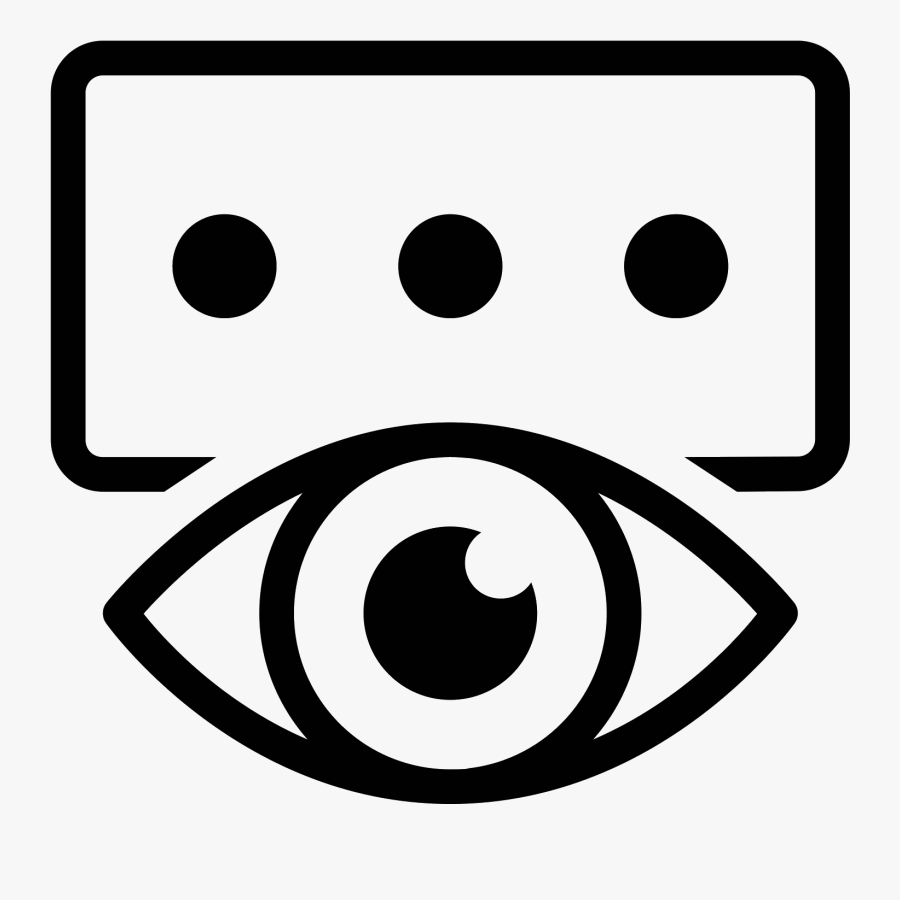 Show Password Icon In Iphone Style Clipart , Png Download - Icon Eye, Transparent Clipart