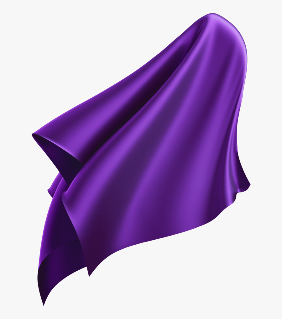 Transparent Cape Clipart - Purple Cape Transparent, Transparent Clipart