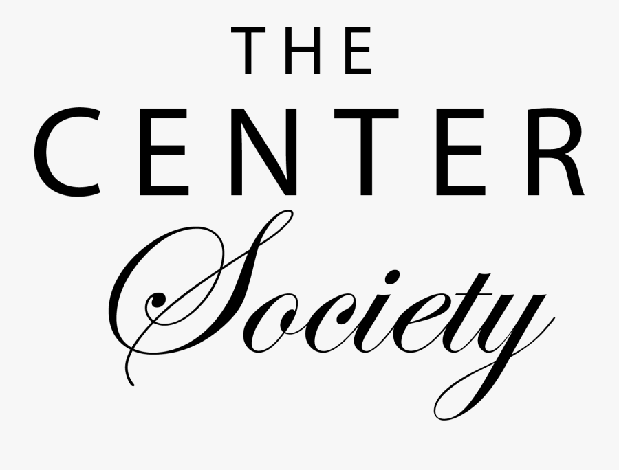 The Center Society - Calligraphy, Transparent Clipart