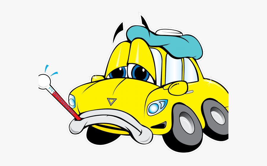 Car Clipart Clipart Car Owner - Broken Down Car Cartoon, Transparent Clipart