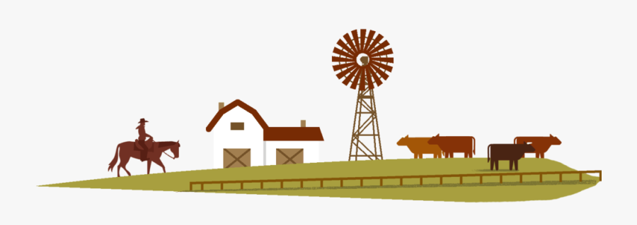 Ranch - Windmill, Transparent Clipart