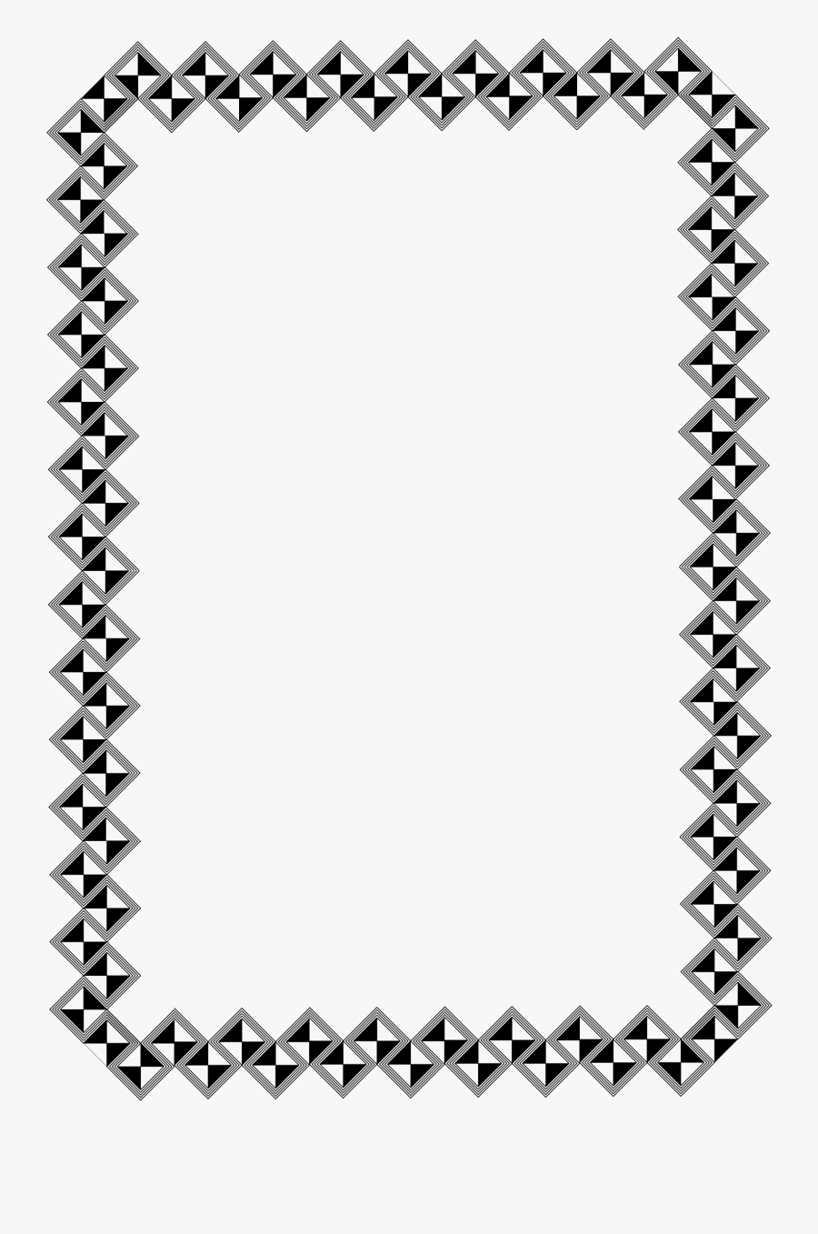 Vintage Clip Art Images - Transparent African Border Design, Transparent Clipart