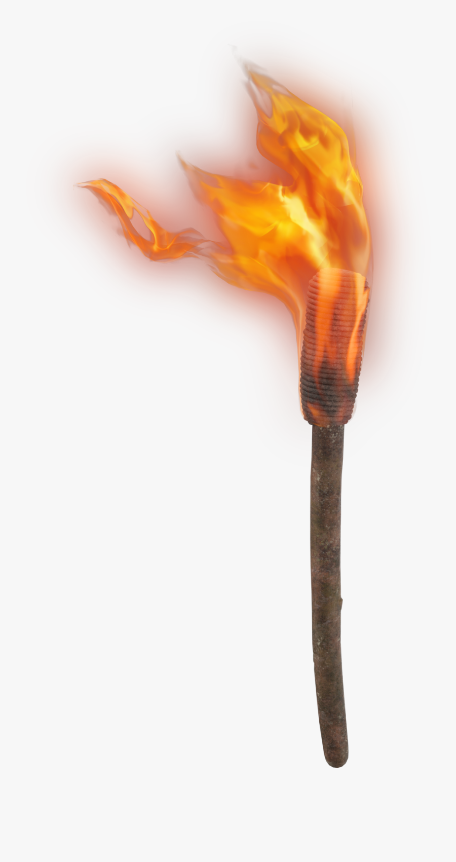 Hand Torch Png Image - Transparent Medieval Torch, Transparent Clipart