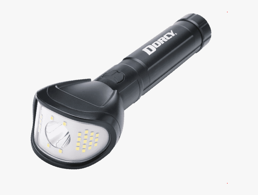 Transparent Wooden Torch Clipart - Flashlight, Transparent Clipart