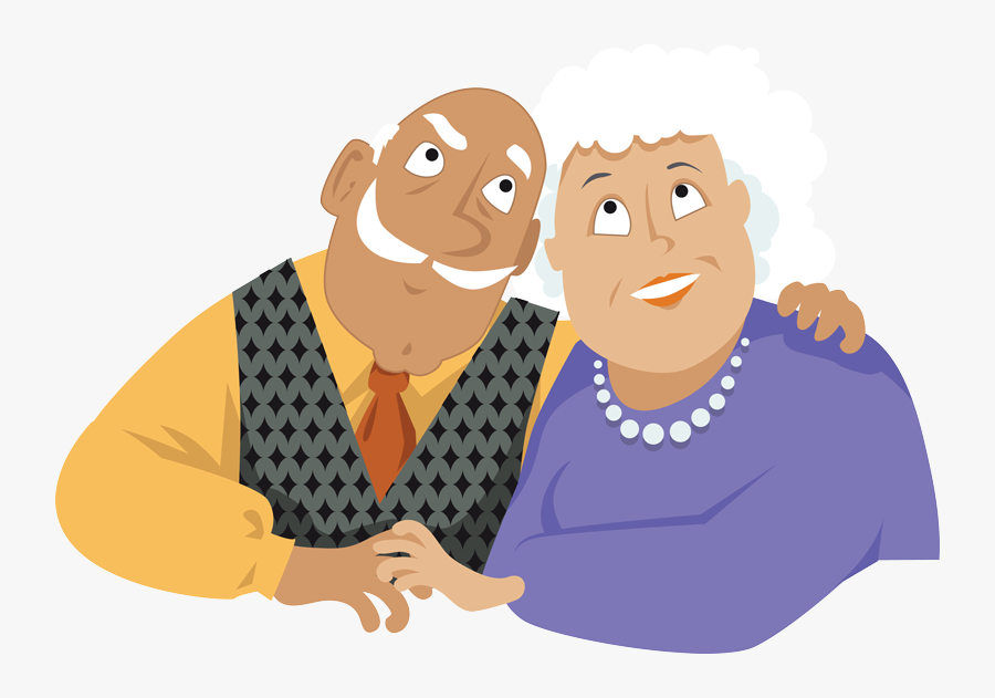 Transparent Couple Holding Hands Png - Maison De Retraite Illustration, Transparent Clipart