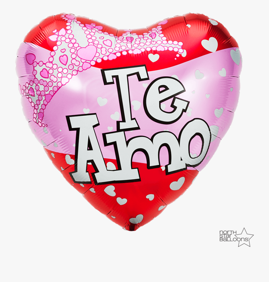 Te Amo Crown 18 In* , Png Download Clipart , Png Download - Balloon, Transparent Clipart