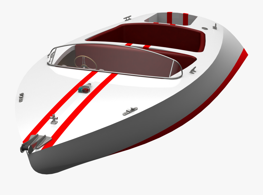 Transparent Speedboat Png - Boat Render Png, Transparent Clipart