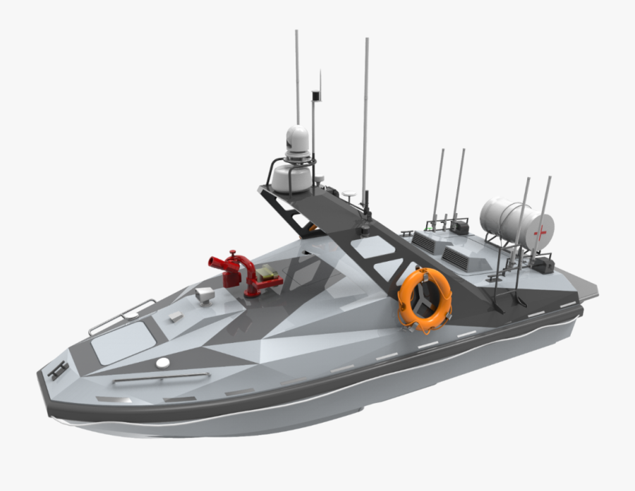 L30 Fire Control And Rescue Usv - Rigid-hulled Inflatable Boat, Transparent Clipart