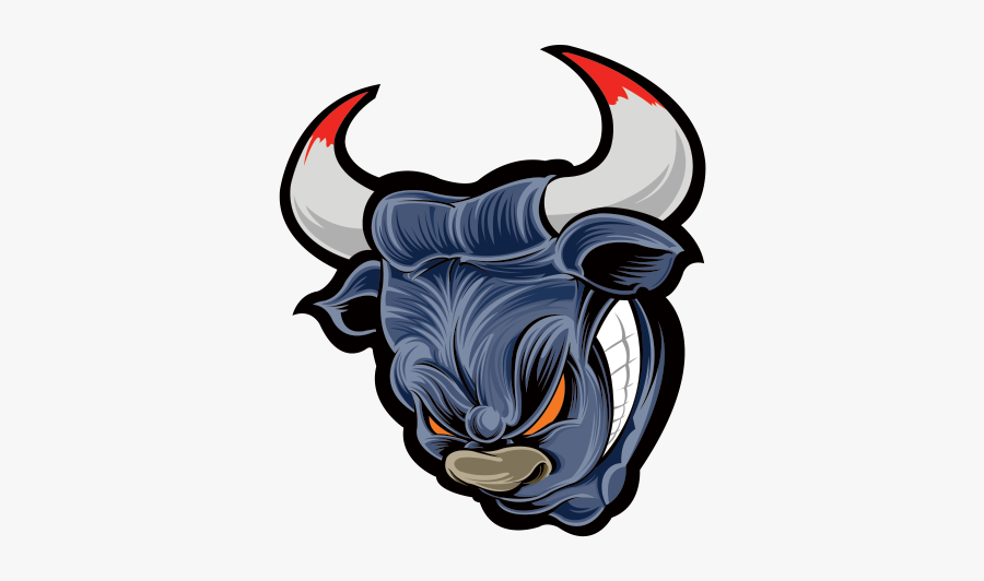 Bull Blue Png, Transparent Clipart