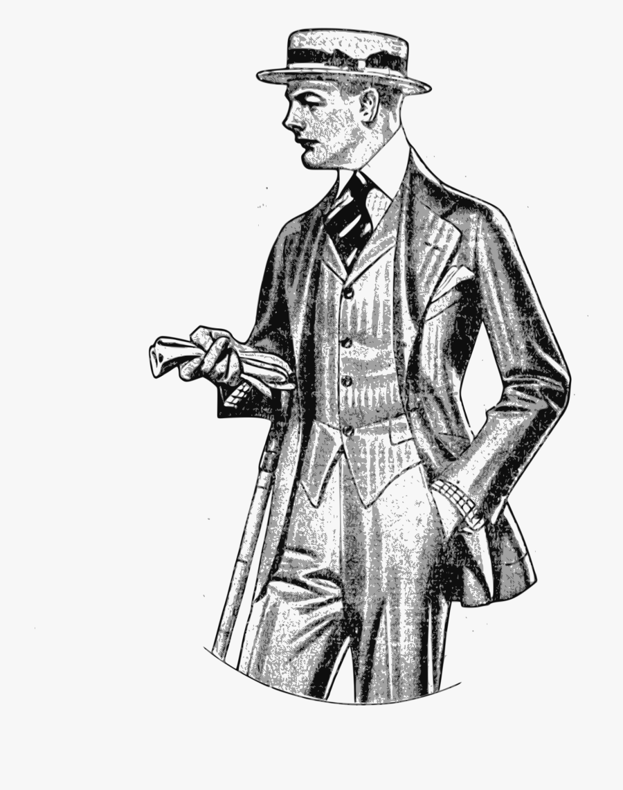 Dapper Gentleman - Gentleman Clipart, Transparent Clipart