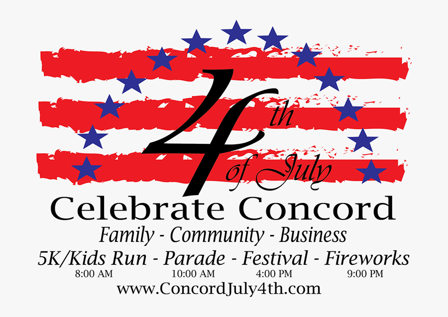 4th Of July 2018 Concord, Transparent Clipart