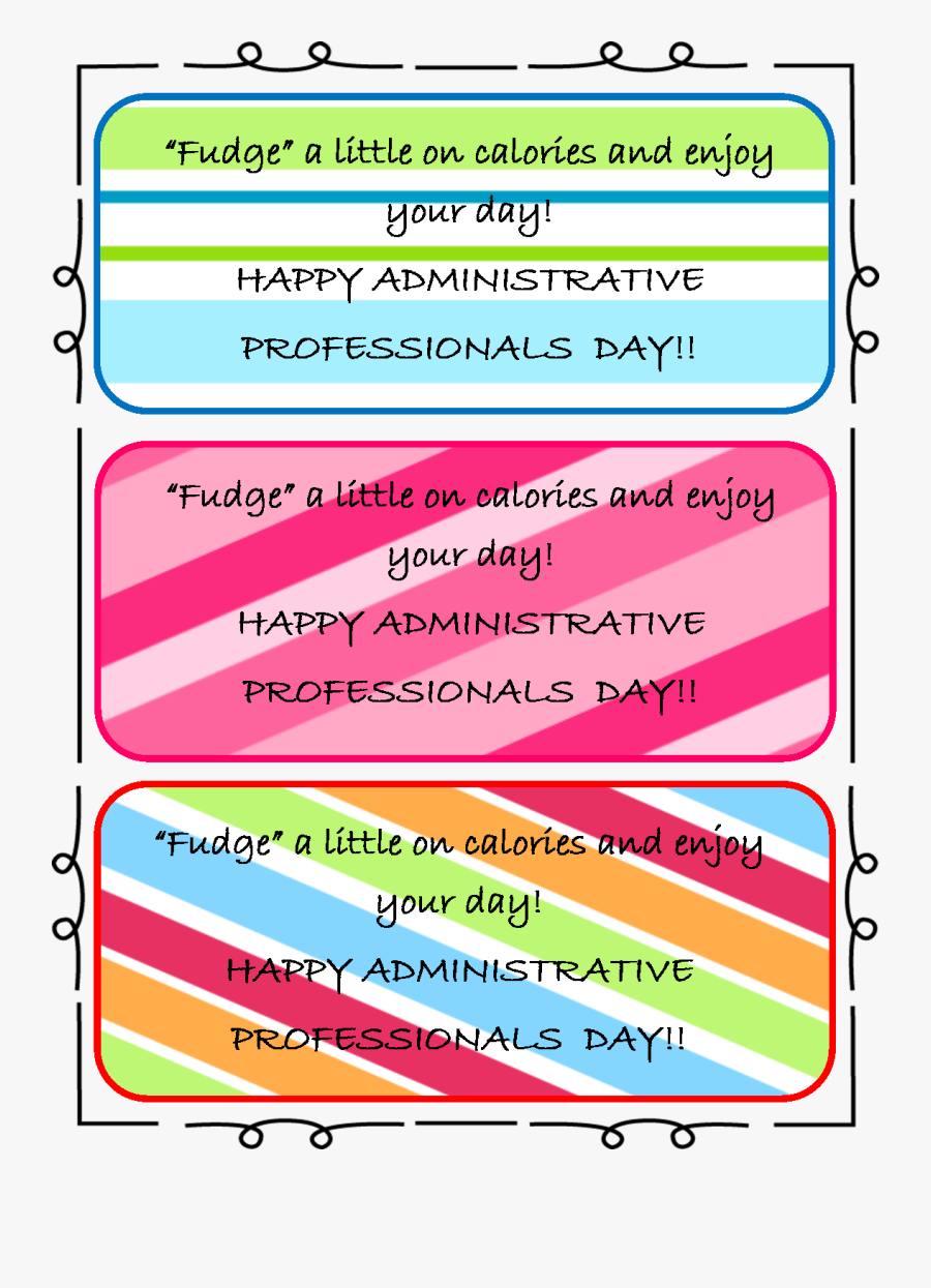 Clip Art Happy Administrative Day Images - School Administrative Assistant's Day, Transparent Clipart